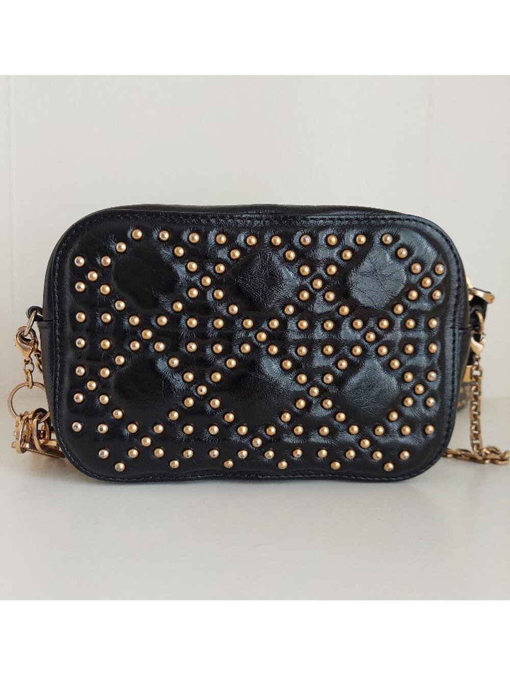 Dior Studded Leather Cannage Small Crossbody - Picture 7 of 17
